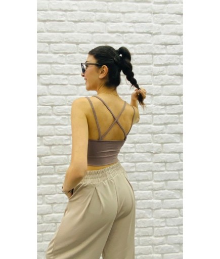 Pılyemit Çift Askılı Crop 